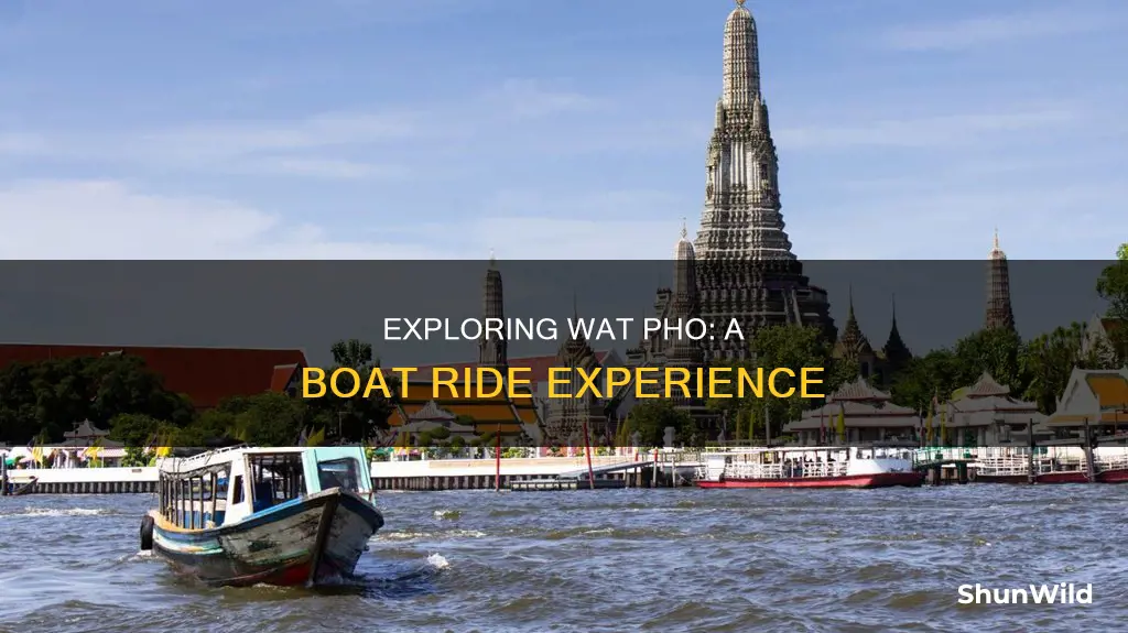 how to go to wat pho by boat