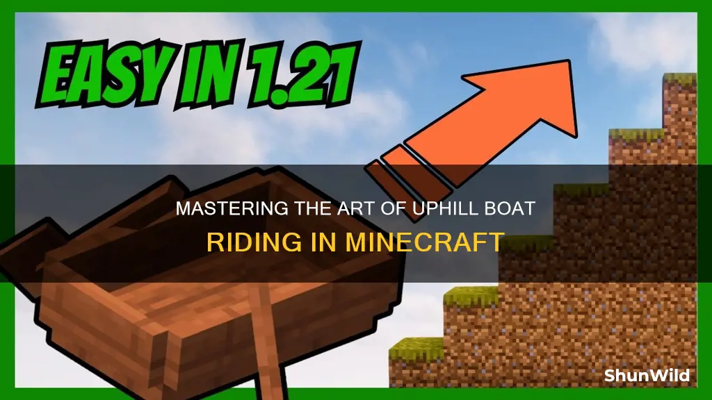 how to go uphill on a boat minecrfat