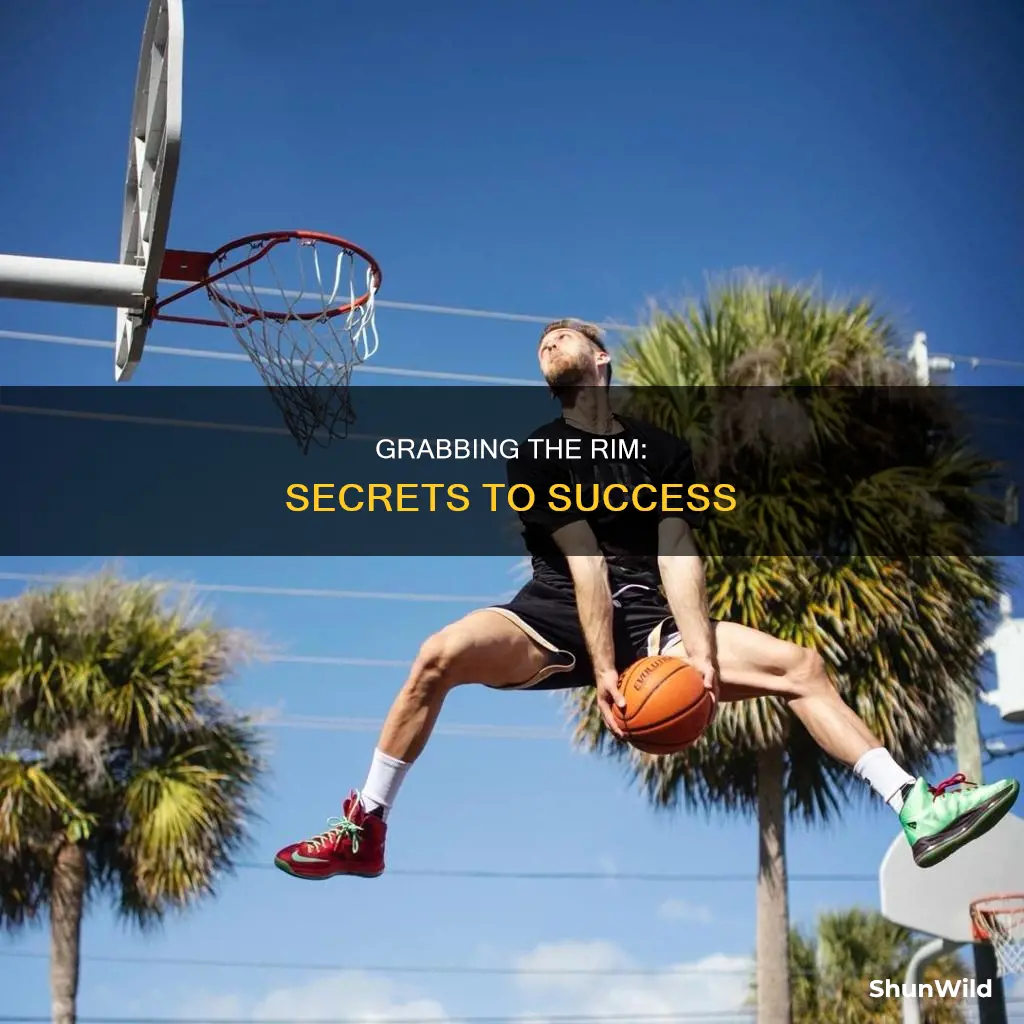 how to grab basketball rim