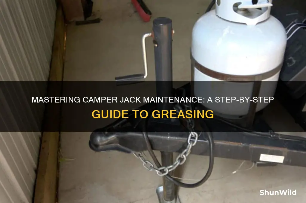 how to grease camper jack