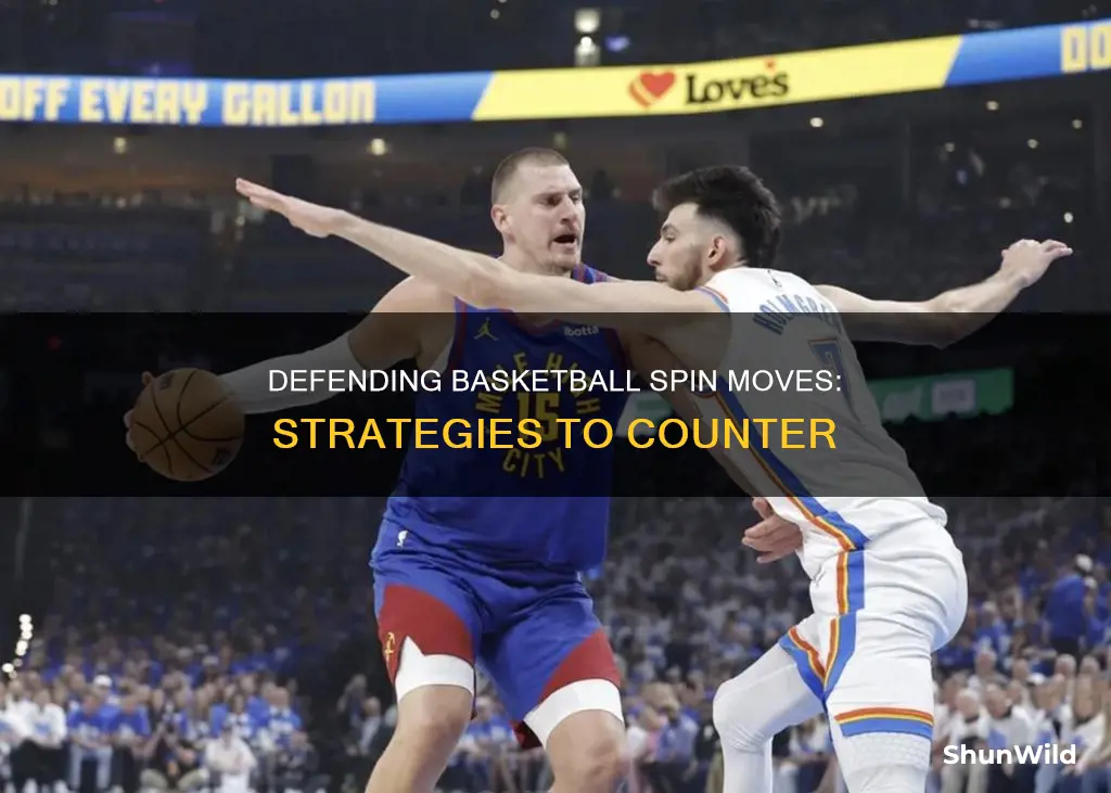 how to guard against spin movd in basketball