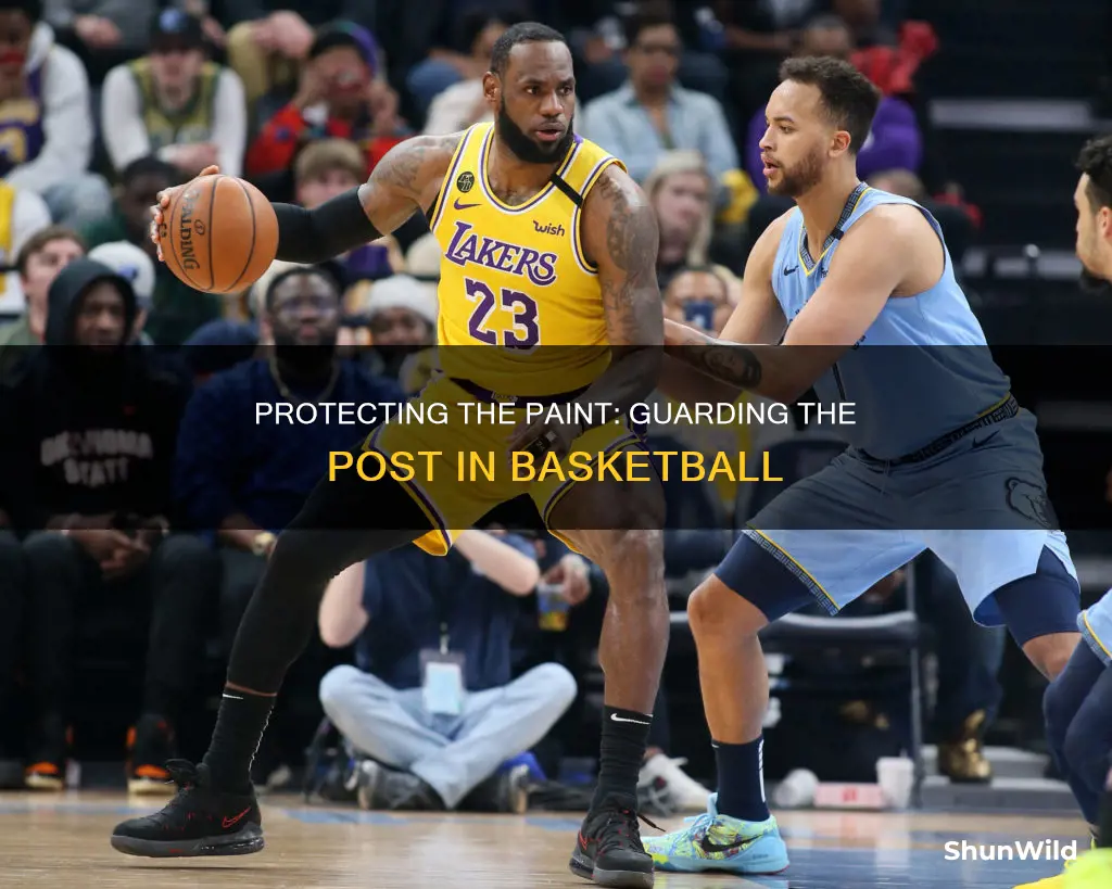 how to guard the post in basketball