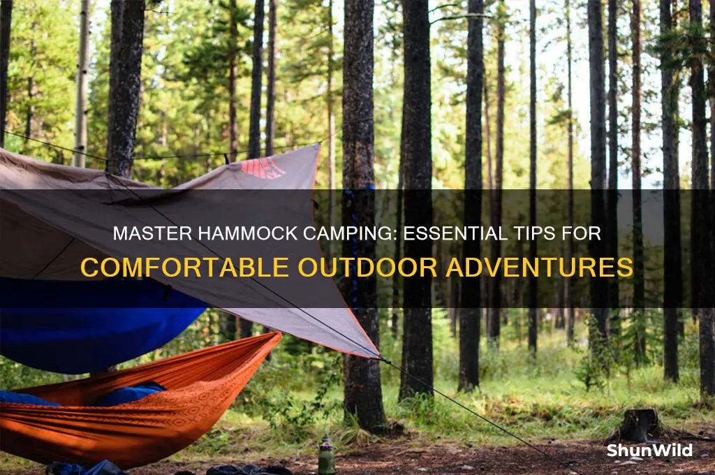 how to hammock camp