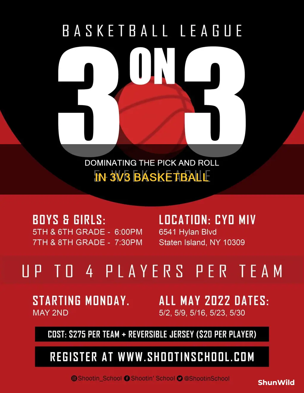 how to handle pick in 3v3 basketball