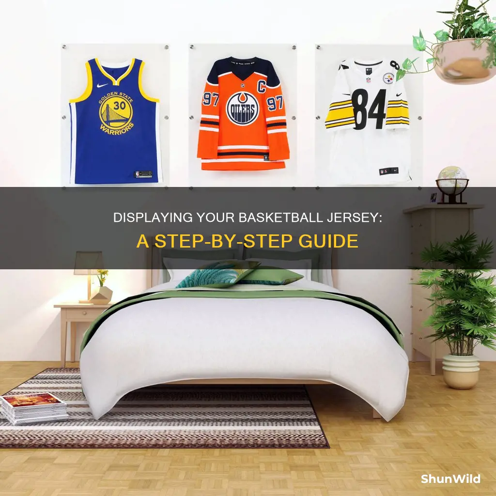 how to hang a basketball jersey