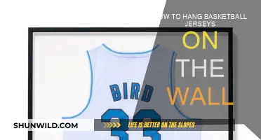 Displaying Basketball Jerseys: Wall Hanging Techniques