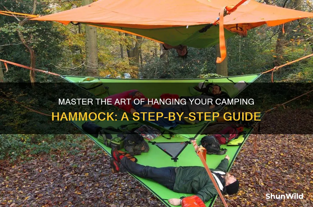 how to hang camping hammock