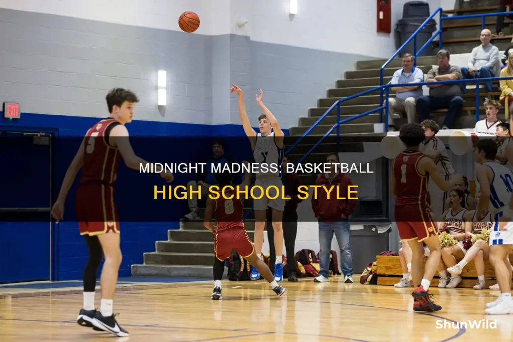 how to have a high school midnight madness for basketball