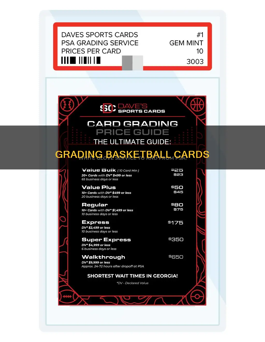 how to have basketball cards graded