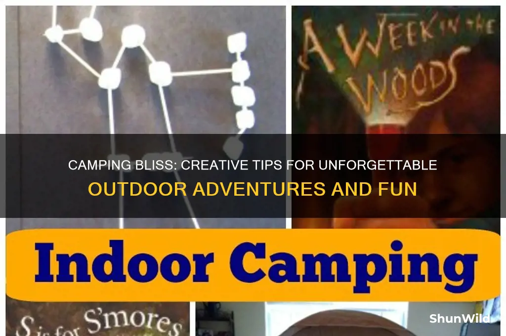 how to have fun camping