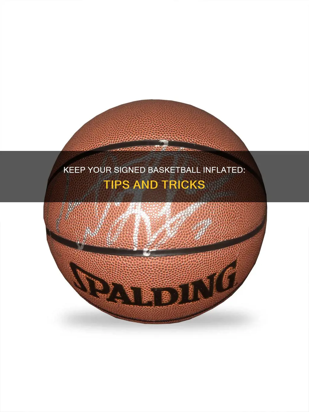 how to have signed basketball stay inflated