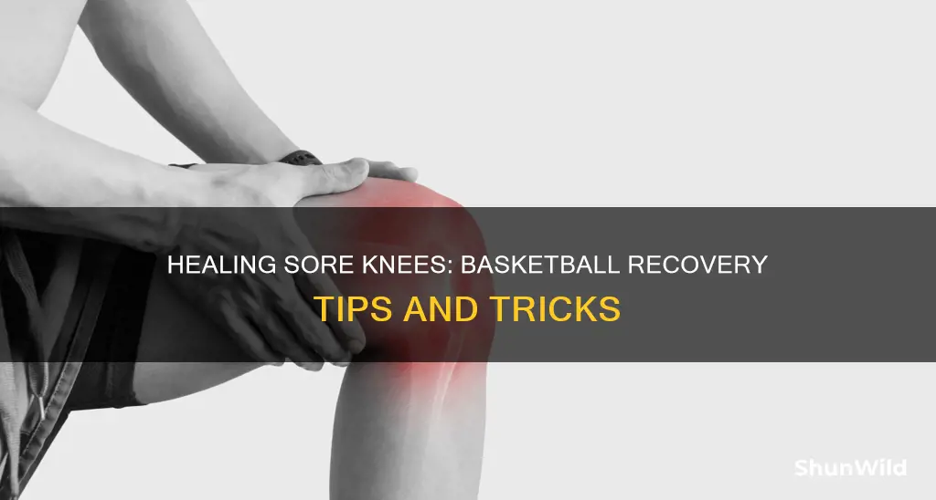 how to heal sore knees from basketball