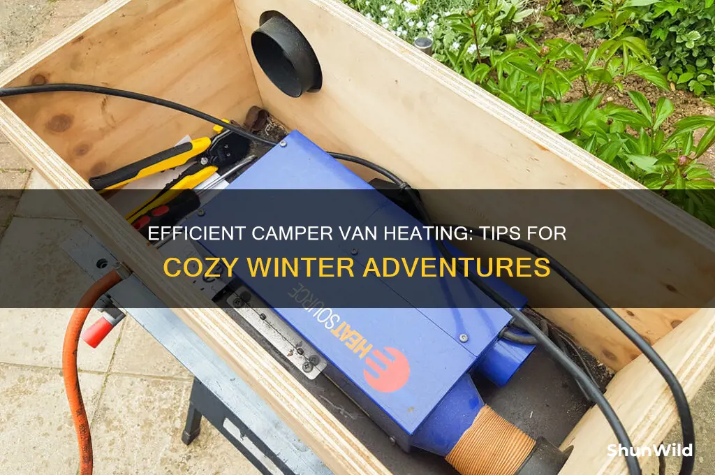 how to heat camper van