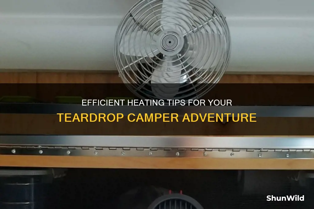 how to heat teardrop camper