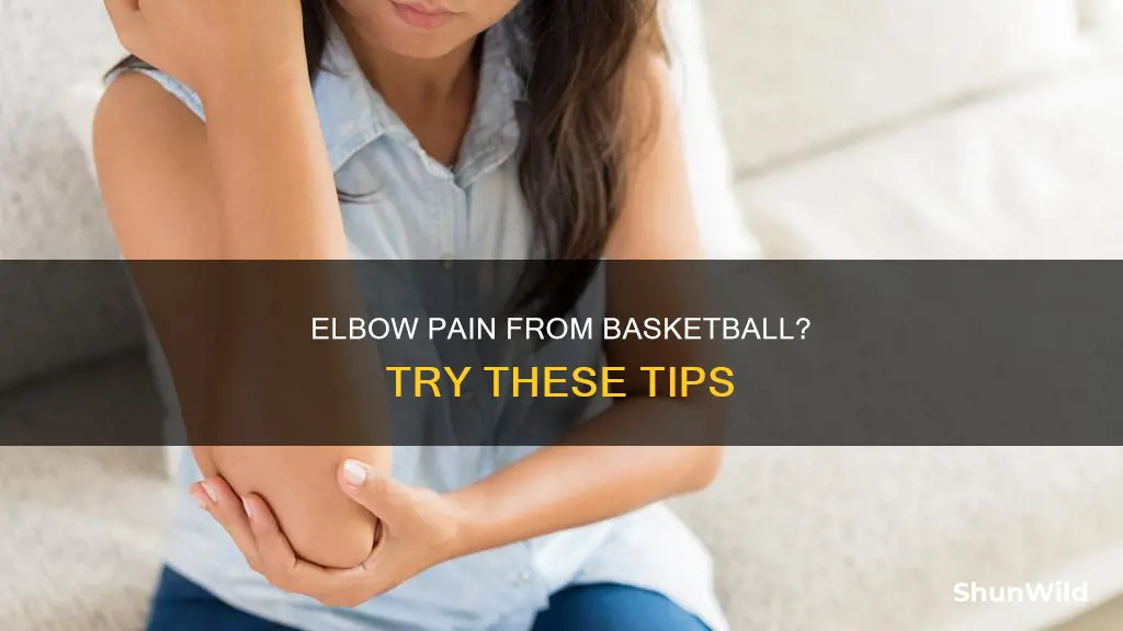 how to help elbow pain from basketball