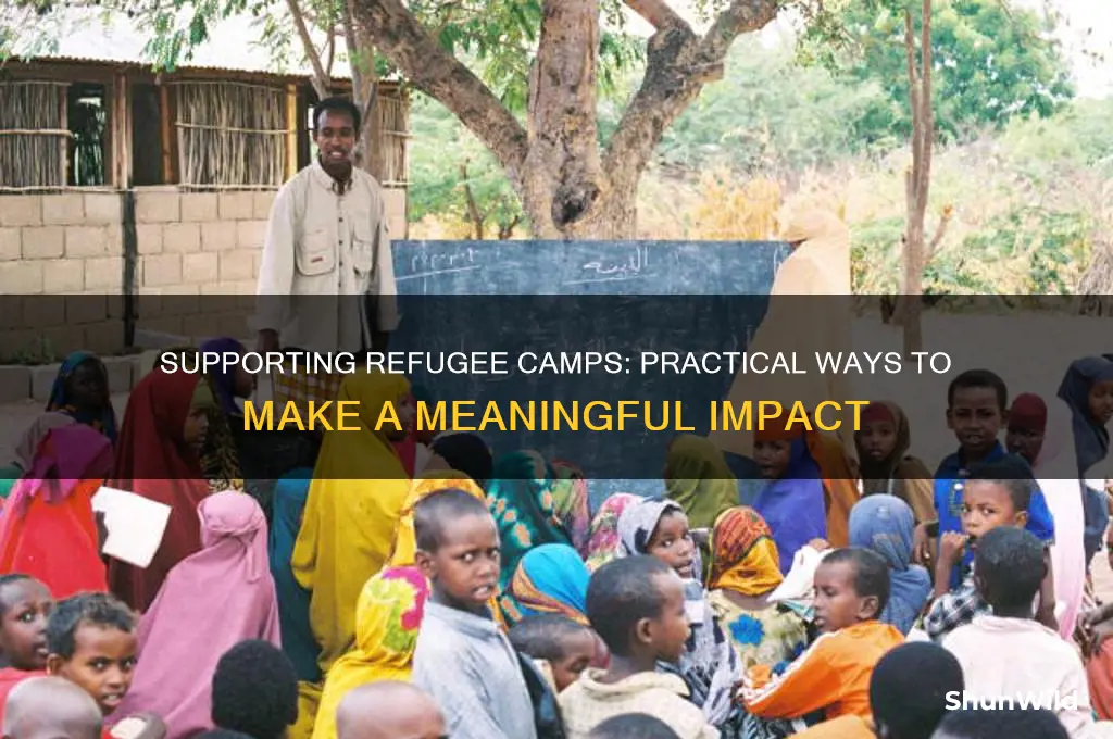 how to help refugee camps
