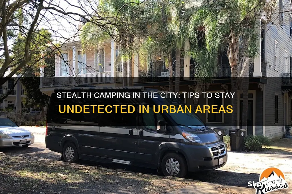how to hide urban camping