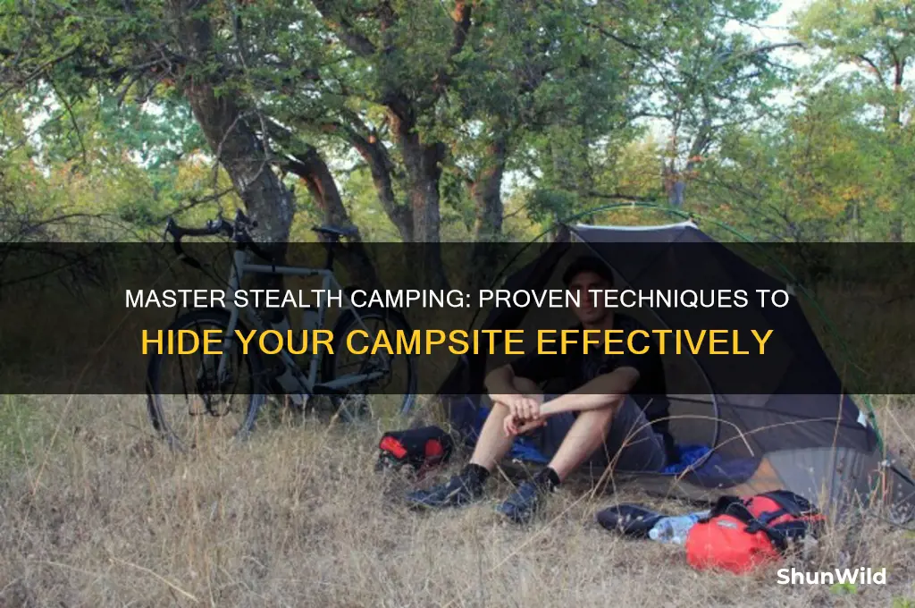 how to hide your camp