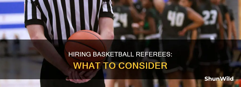 how to hire a basketball referee