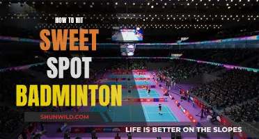 Mastering the Badminton Sweet Spot