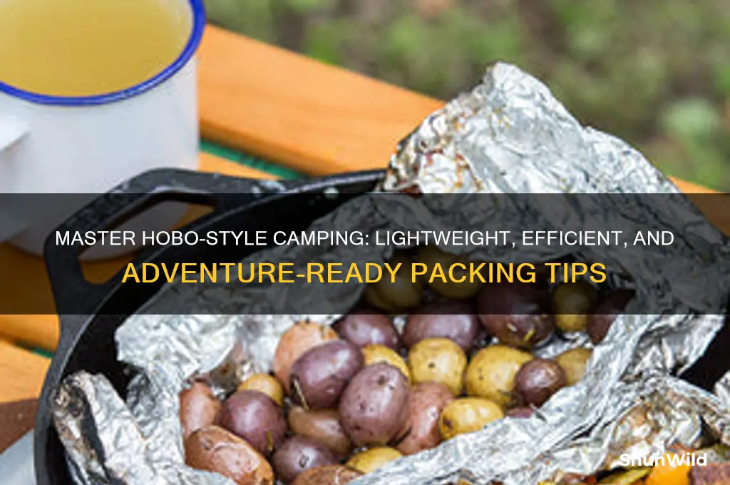 how to hobo pack camping