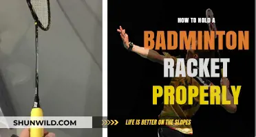 Badminton Grip: Holding the Racket Right