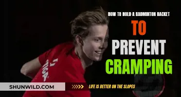 Prevent Cramps: Hold Your Badminton Racket Like This