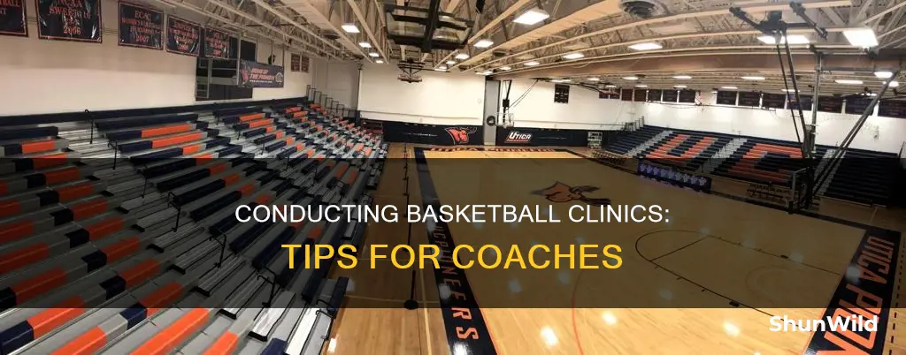 how to hold a basketball clinics