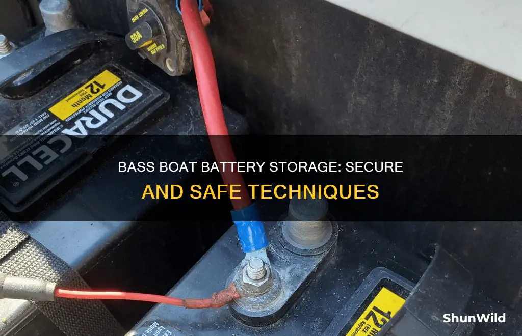 how to hold down bass boat battery storage