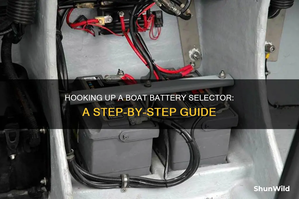 how to hook up a boat battery selector