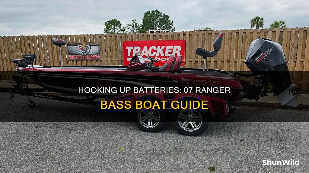 how to hook up batteries on 07 ranger bass boat