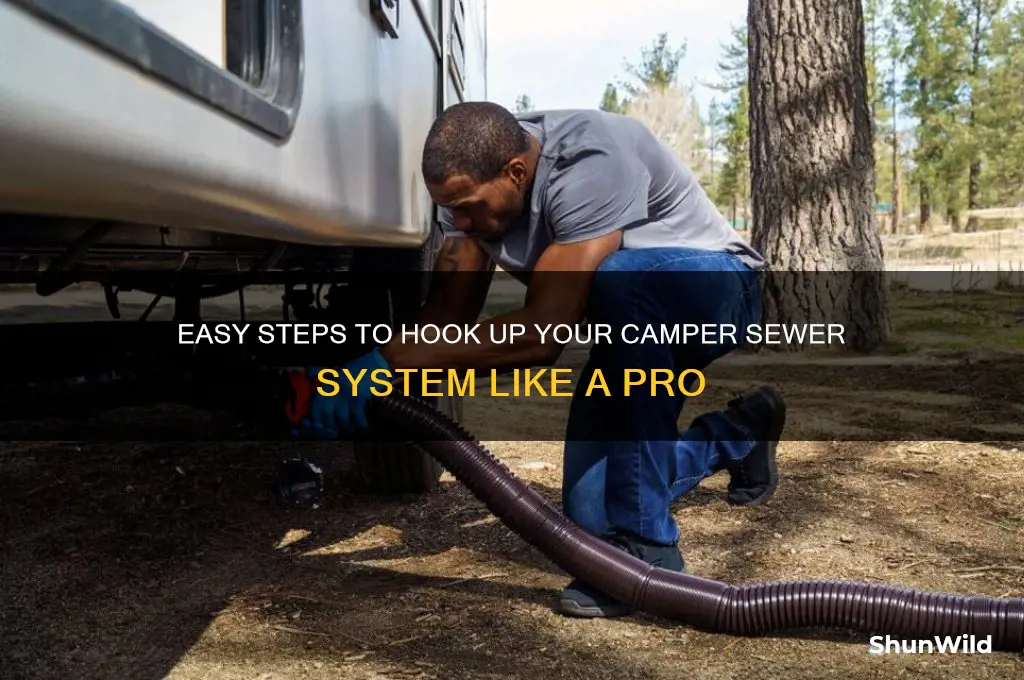 how to hookup sewer camper