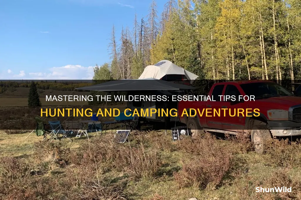 how to hunt and camp