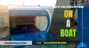 Stalling a Porta Potti: Boat Edition