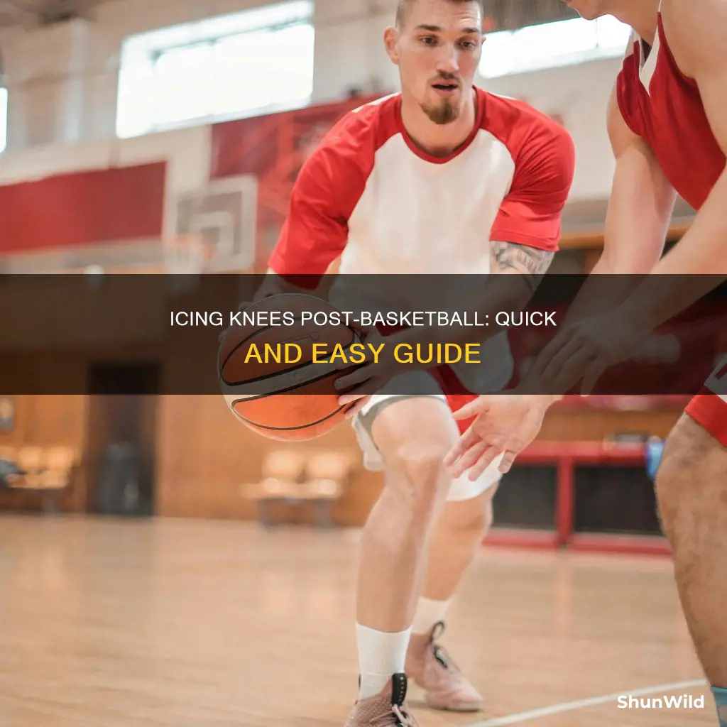 how to ice knees after basketball