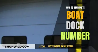 Bright Ideas: Illuminating Your Boat Dock Number