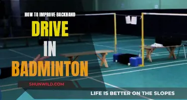Mastering the Backhand Drive in Badminton