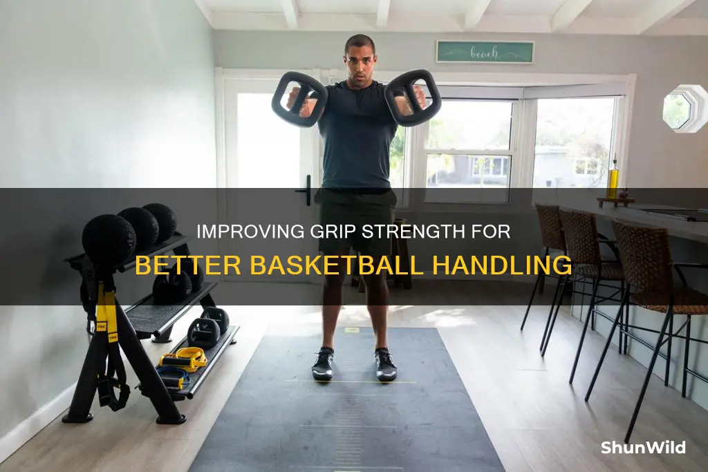 how to improve grip to palm a basketball