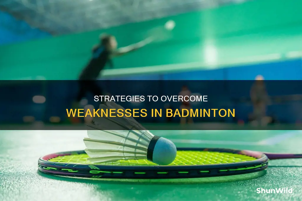 how to improve weaknesses in badminton