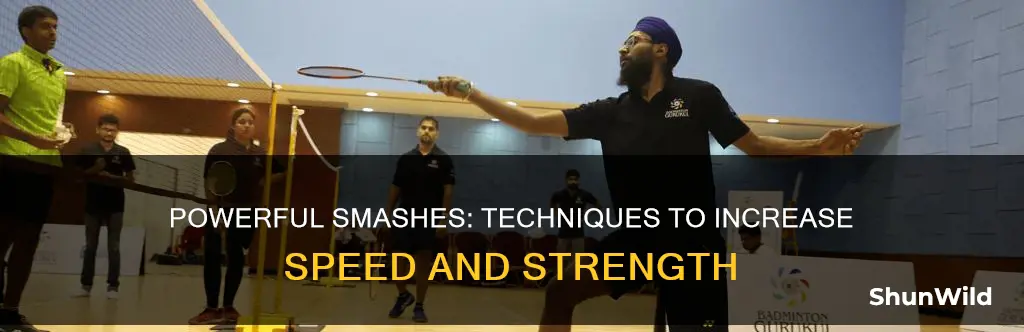 how to increase badminton smash speed
