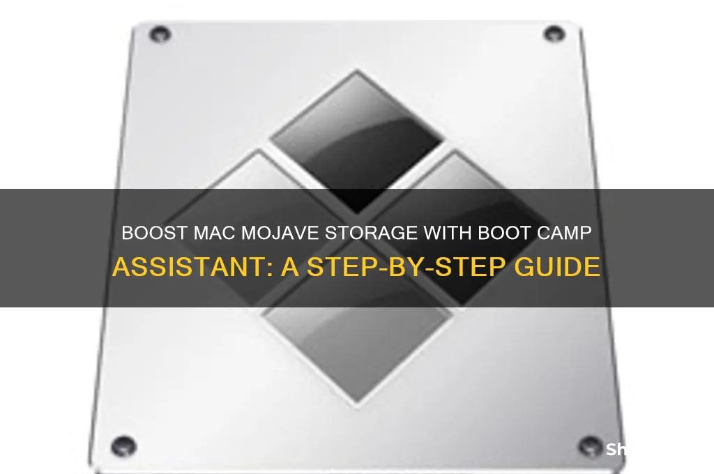 how to increase storage boot camp assistant mac mojave