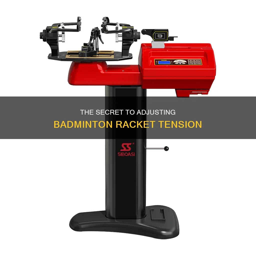 how to increase tension in badminton racket