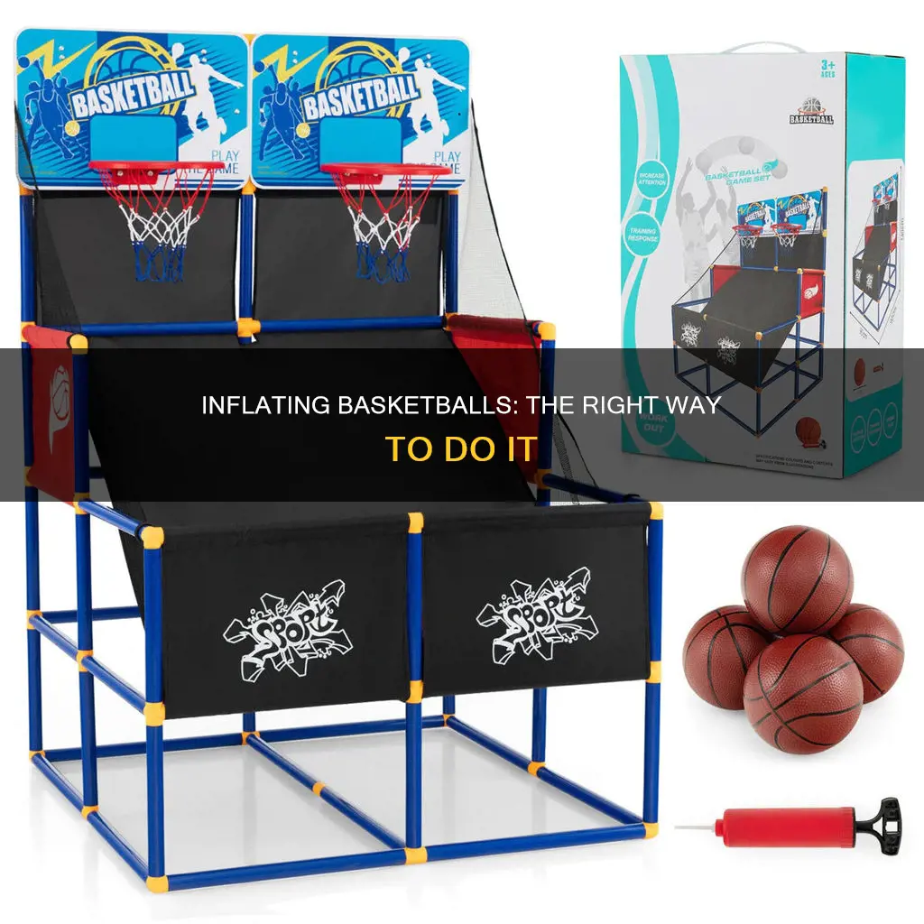 how to inflate a basketball properly