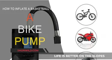 Inflating a Basketball: Bike Pump Usage