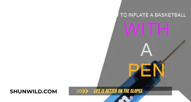 Inflating a Basketball: The Pen Trick