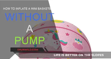 Inflating Mini Basketballs: No Pump, No Problem