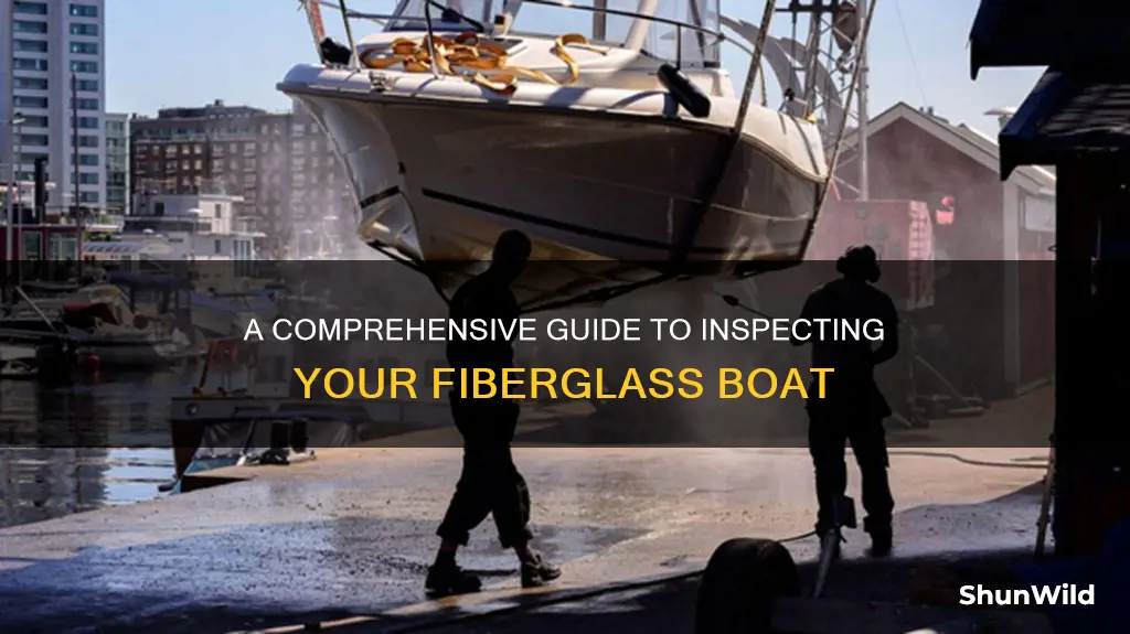 how to inspect a fiberglass boat