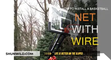 Installing a Basketball Net: Wire Method