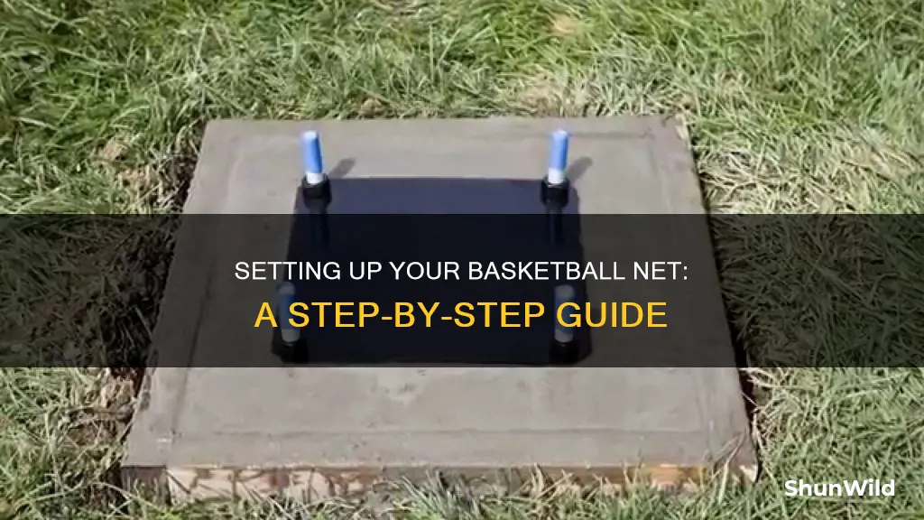 how to install a basketball net