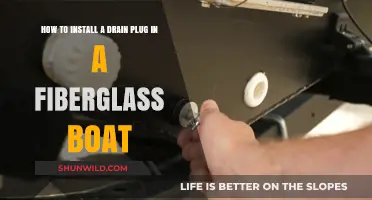 Mastering the Art of Draining: A Guide to Installing a Drain Plug in Your Fiberglass Boat